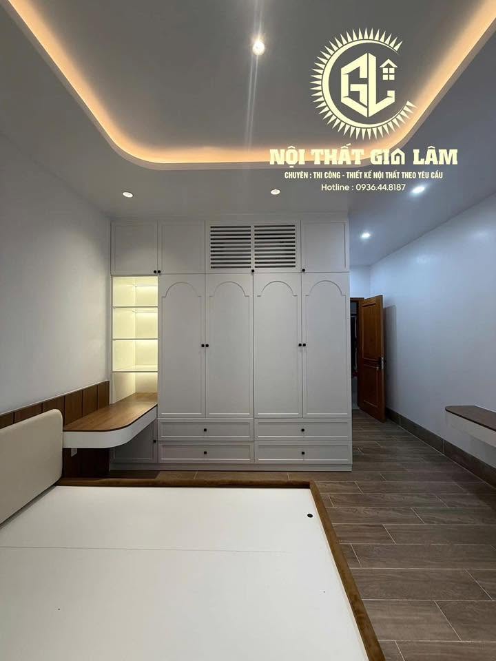 giường tủ trắng đẹp